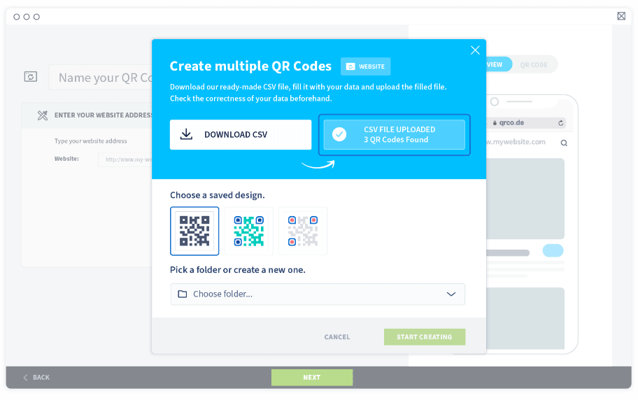 Warten Sie, bis das Tool die hochgeladene Datei validiert hat