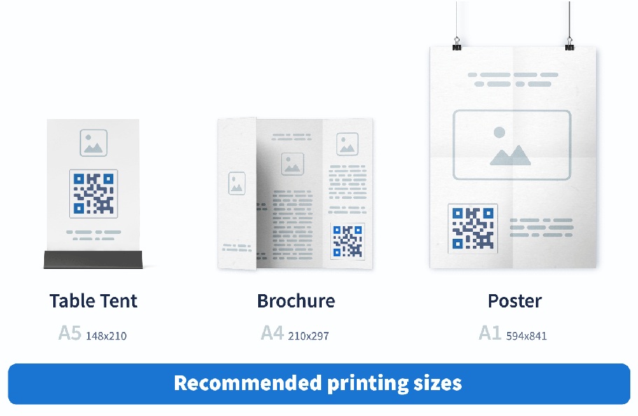 Standard-Druckformate für beliebte Marketingmaterialien