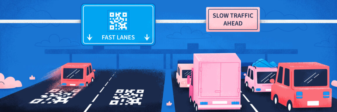 Illustration zum Sinn und Zweck von QR Codes