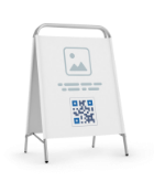 Kreative QR-Code-Ideen auf Displays