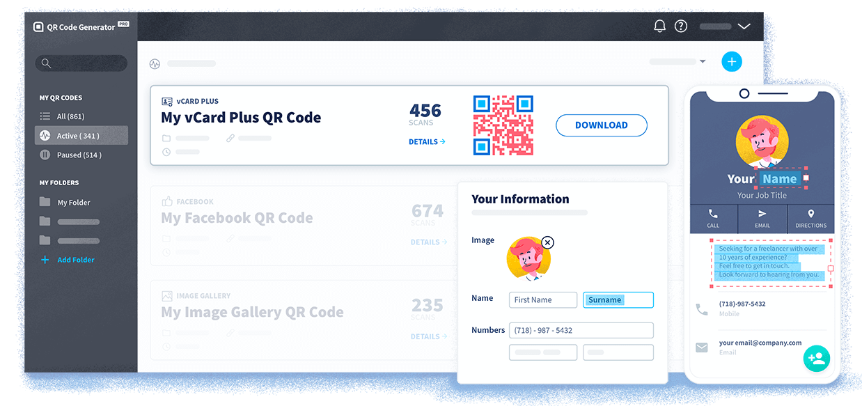 QR Code Generator PRO ist eine All-in-One-QR-Code-Marketing-Plattform